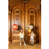 Balon sferic din folie Harry Potter cu stema Hogwarts, 50 cm