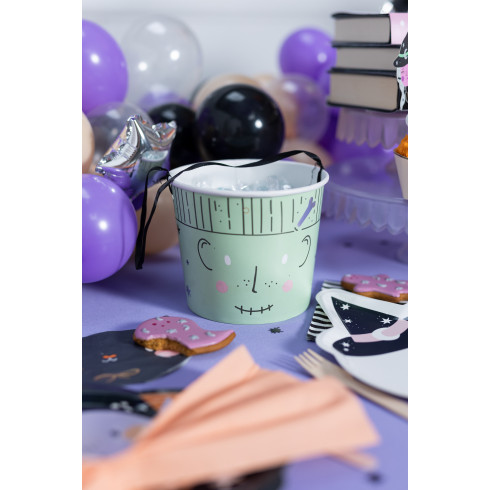 Halloween vedra za sladkarije 13,5 cm – set 2 dizajnov