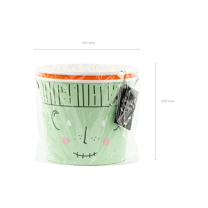 Halloween édességvödrök 13,5 cm – 2 dizájn készletben