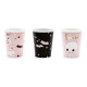 Halloween papírpoharak 220 ml, vegyes minták, 6 db