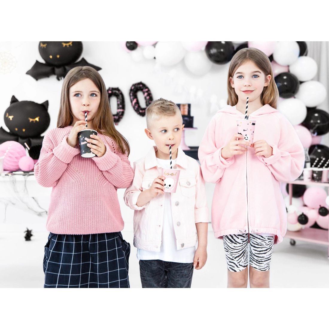 Pahare de hârtie Halloween 220 ml, mix modele, 6 buc.