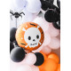 Héliumos fólia lufi Koponya, narancssárga, 45 cm – Halloweenra