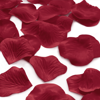 Konfety lupienky ruží bordové 500 ks