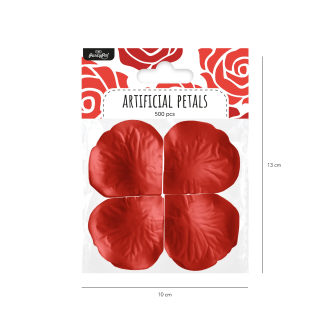 Konfety lupienky ruží červené 500 ks