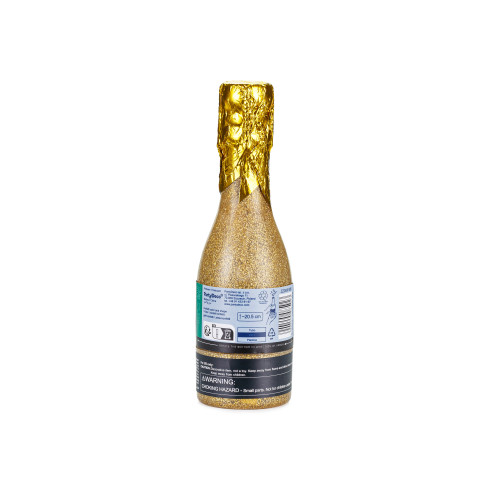Arany pezsgősüveg alakú konfetti, 20,5 cm – partilövő Arany pezsgősüveg alakú konfetti, 20,5 cm – partilövő