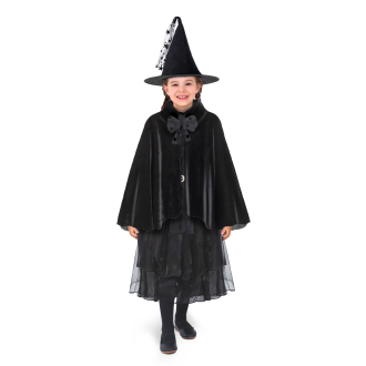 Dječji kostim vještice s plaštom i šeširom