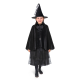 Otroški kostum čarovnice s plaščem in klobukom