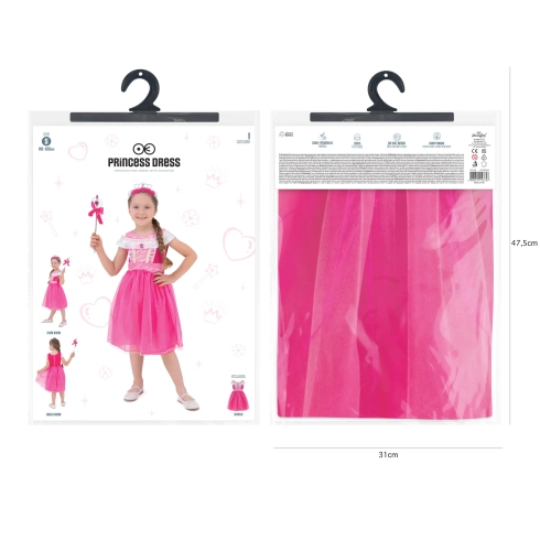 Ružičasti kostim princeze za djevojčice, veličina S