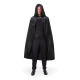 Kostumirani žametni plašč s kapuco, črn, 120 cm