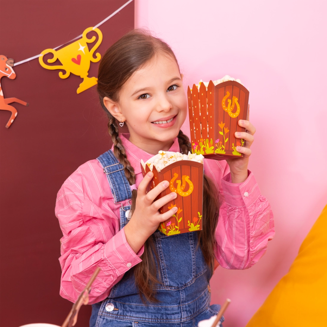 Popcornos doboz Lovacskák 8,5 x 13,5 cm, 6 db