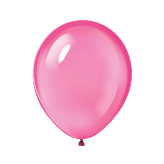 Kristalno rožnati baloni 25 cm – Paket 10 kosov