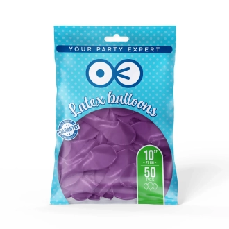 Latex baloni krom 27 cm ljubičasti 50 kom
