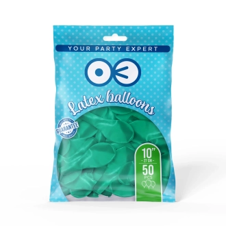 Kromirani lateks baloni 27 cm morsko plava 50 kom