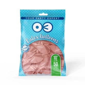 Latex baloni krom 27 cm rose gold 50 kom