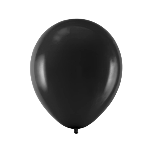 Baloane din latex negre 30 cm, set 100 bucăți