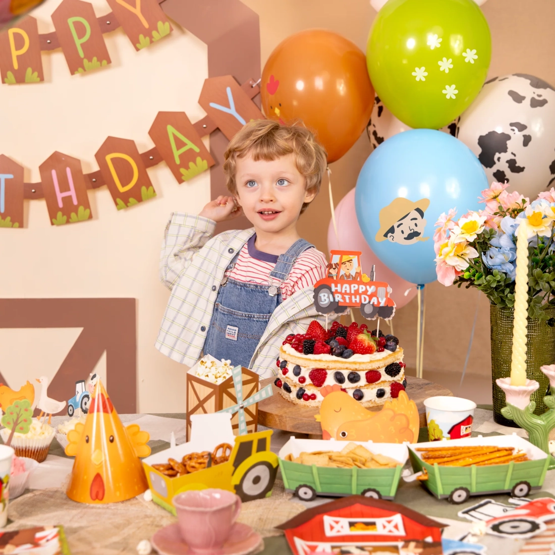 Lateks baloni farma živalice 30 cm - 6 kos