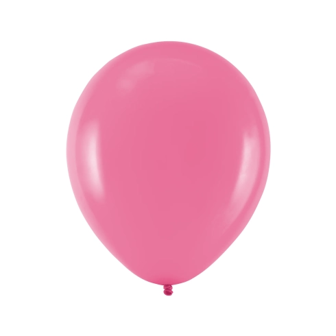 Baloane latex fucsia 30 cm, set 100 bucăți