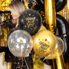Latexové balónky Happy New Year biologicky rozložitelné 8 ks