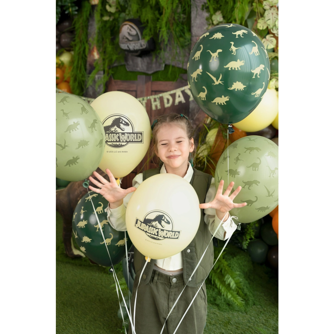 Baloane din latex Jurassic World mix, 6 buc