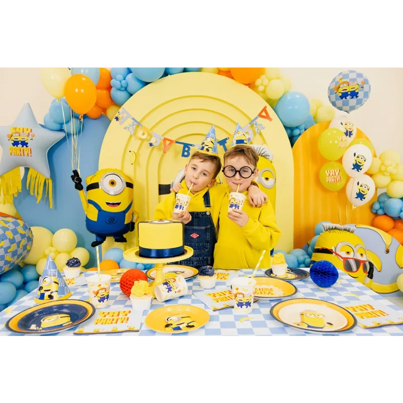 Minions latex lufik, 30 cm, 6 db, mix