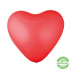 Latexové balóny srdce biologicky rozložiteľné červené 100 ks