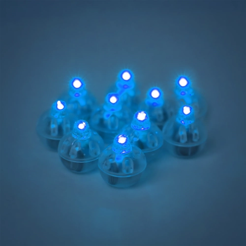 LED-uri pentru baloane, albastre, 10 buc.