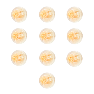Oranžové LED diody do balónků 10 ks