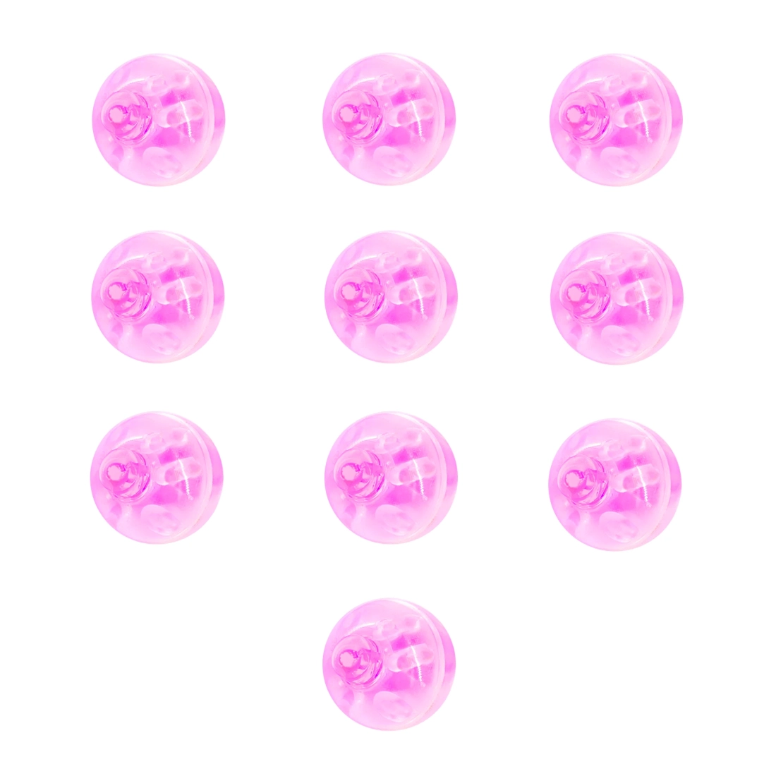 Rózsaszín LED fény ballonokba, 10 db