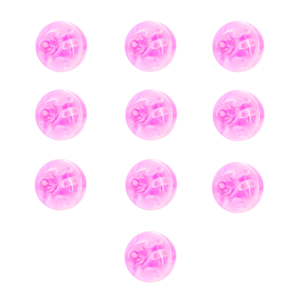 LED diody do balónků růžové 10 ks