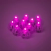 Rózsaszín LED fény ballonokba, 10 db