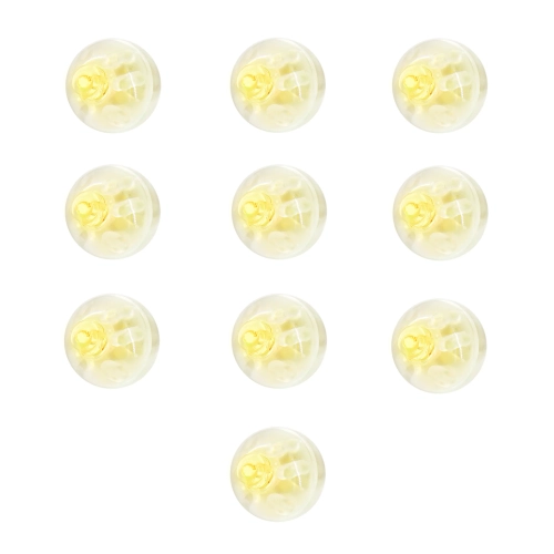 LED-uri pentru baloane, lumină alb cald, 10 buc.