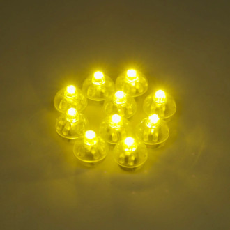 LED diody do balónků, teplé bílé světlo, 10 ks
