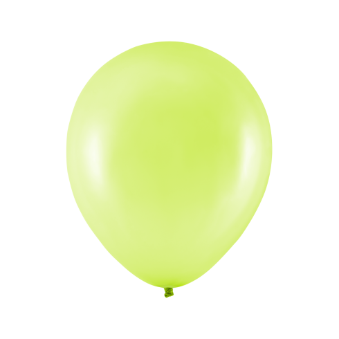 Metál limezöld lufik 27 cm – 10 db csomag Metál limezöld lufik 27 cm – 10 db csomag