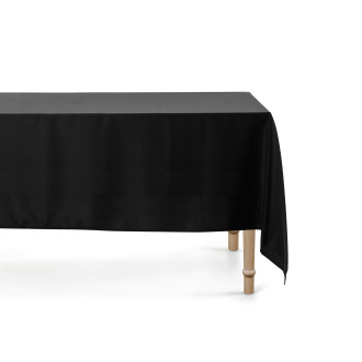 Matna črna namizna preproga 180x300 cm – eleganten prekriv za mizo