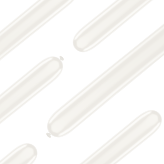 Modelirni baloni bele kovinske cevi, 50 kosov