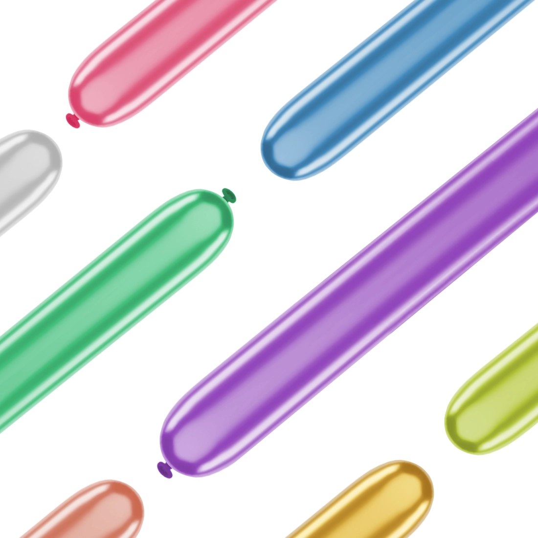 Kromatikus modellező lufik, vegyes színek, 50 db