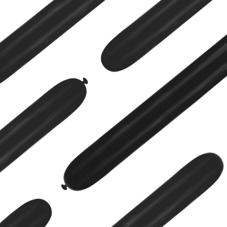 Modelirni baloni črni mat 50 kos