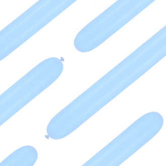 Modelirni baloni modri pastelni 50 kos