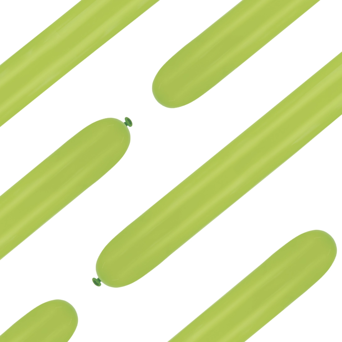 Baloane modelabile, olive mat, 50 buc.