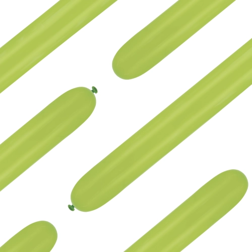 Modellező lufik, olívazöld matt, 50 db