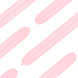 Modelirni baloni pastelno rožnati, 50 kosov