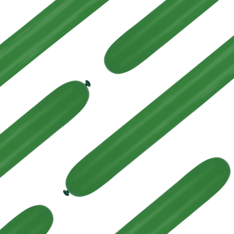 Modelirni baloni temnozeleni mat 50 kos