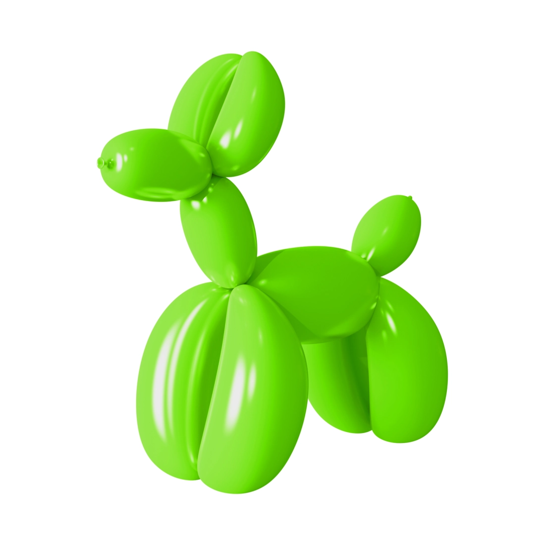 Baloane modelabile verzi mate, 50 buc.