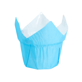 Modri papirnati modelčki za mafine 20 kos