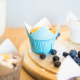 Kék muffin papírkosarak, 20 db Kék muffin papírkosarak, 20 db