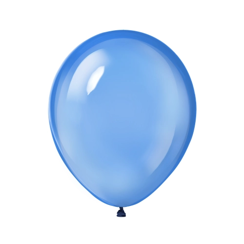 Kék kristály léggömbök 25 cm – 10 darabos készlet