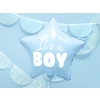 Balon folie albastru în formă de stea 48 cm – It’s a boy