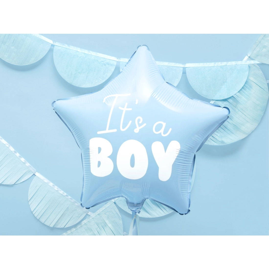Balon folie albastru în formă de stea 48 cm – It’s a boy