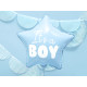 Moder balon iz folije v obliki zvezde 48 cm – It’s a boy