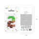 Minecraft születésnapi tortagyertya 2-es szám, 7 cm Minecraft születésnapi tortagyertya 2-es szám, 7 cm